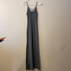 Sage maxi dress
